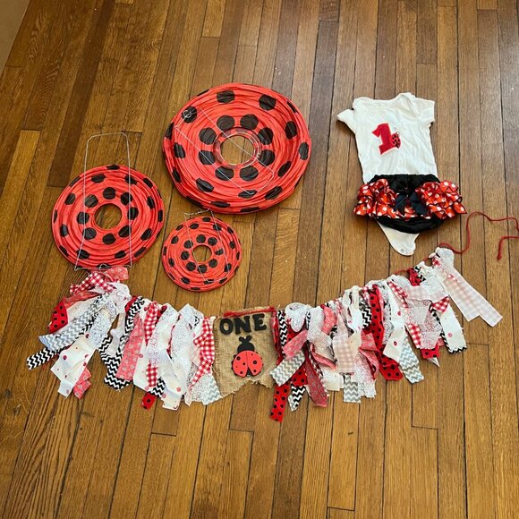 Ladybug First Birthday - Picture 2 of 2
